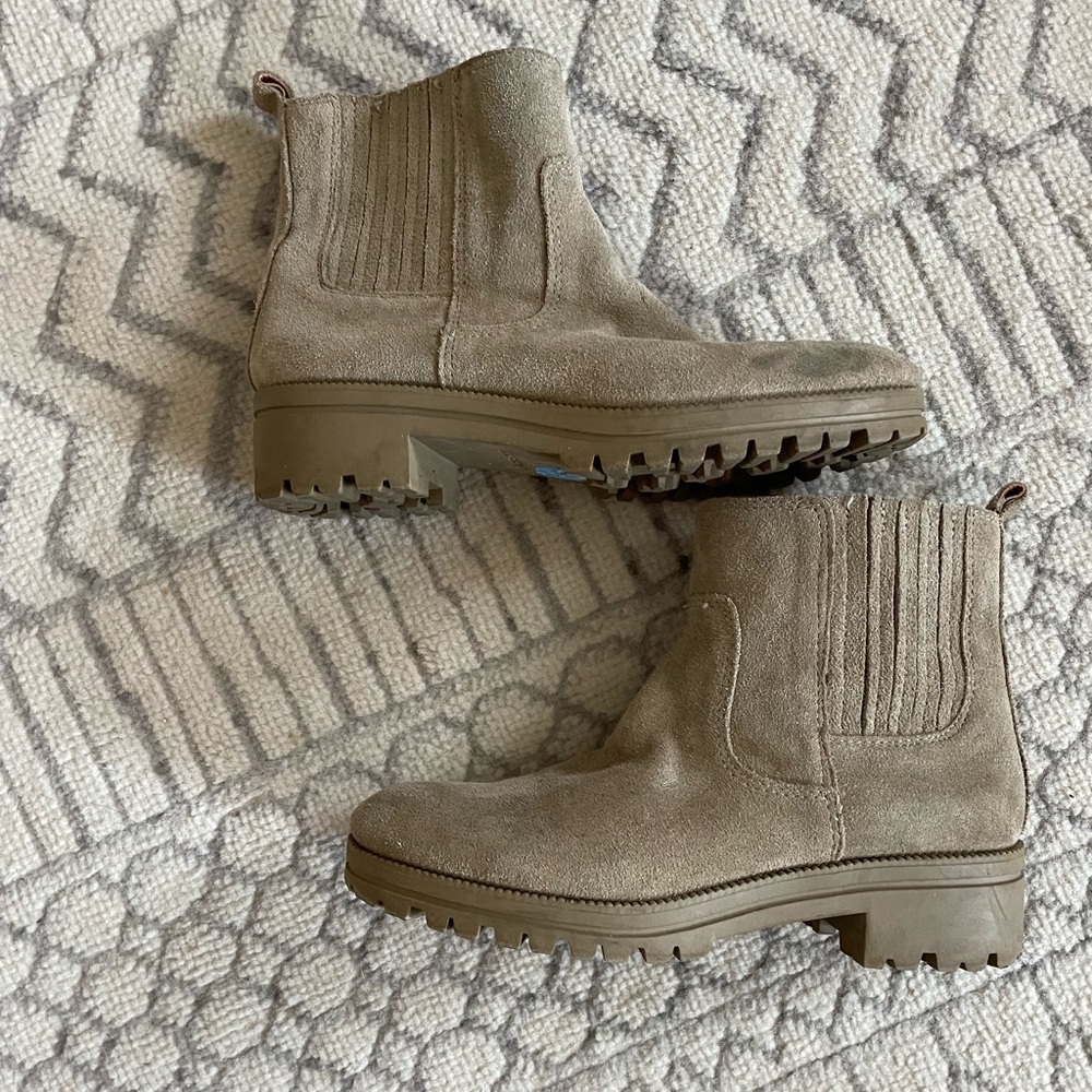 Lucky Brand suede ankle booties - use - great condition